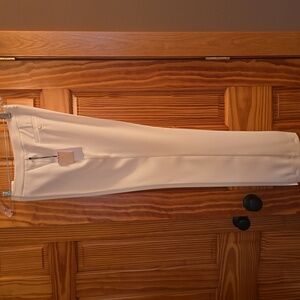 Ivanka Trump Classic Straight Leg Pants - Cream